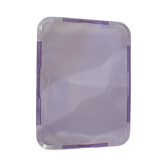 Purple Glitter Initial “M” Bento Box Preppy Lunch Box - Picture 3 of 3